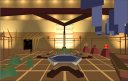 Warm geometric interior of the archived Technical Support Space